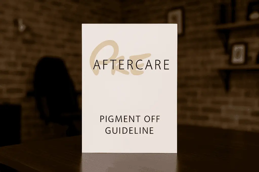 PIKASS Pigment Off Pre & Aftercare Guideline – Pflegehinweise vor und nach der Pigmententfernung zum Herunterladen