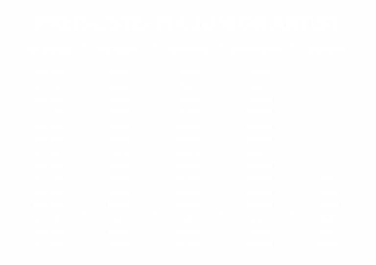PIKASS_Preisliste_2025_PIK_JUNIOR_ARTIST_Was kostet ein Tattoo